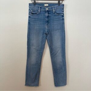 MOTHER The Mid Rise Dazzler Crop Fray